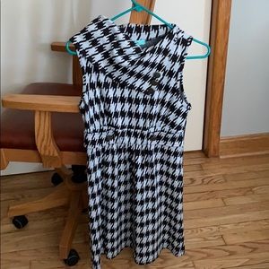 Black and white dress